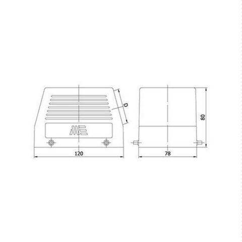 METE ENERJİ 48X16A. ÇOKLU UZATMA FİŞ YANDAN GİRİŞLİ  403065