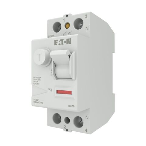 EATON CLC6-40/2/003 Artık Akım Devre Kesiciler (AC tipi) 2x40A, 6kA, 30mA-EATON